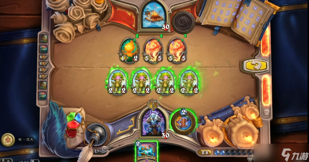 炉石传说营地谜题怎么打