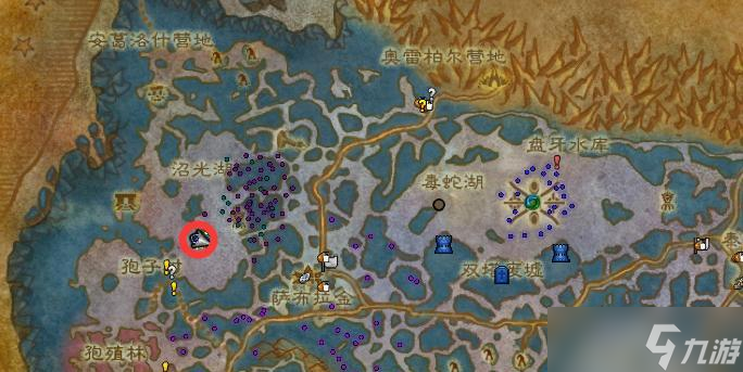 魔兽世界中恐爪的刷新位置在哪里？