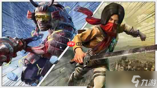 《刺客信条：影》联动《进击的巨人》实机图片