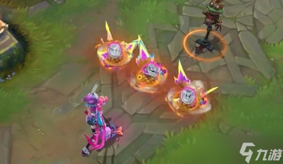 英雄联盟手游狂潮裂变金克丝皮肤特效一览