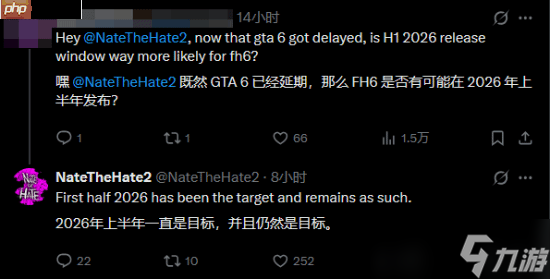 不受《GTA6》影响!爆料人再次确认《极限竞速:地平线6》发售窗口