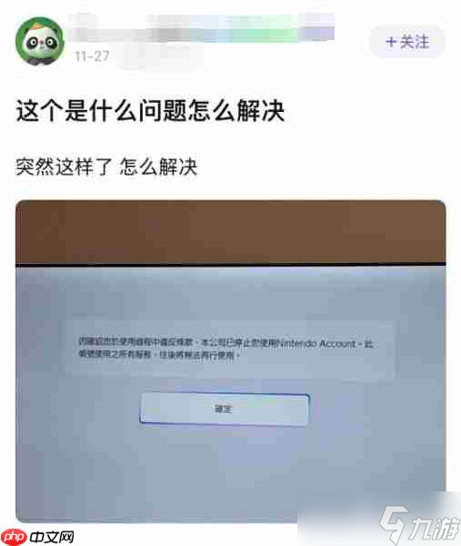 Switch黑卡ban账号门再临 多名玩家买港服点卡被禁