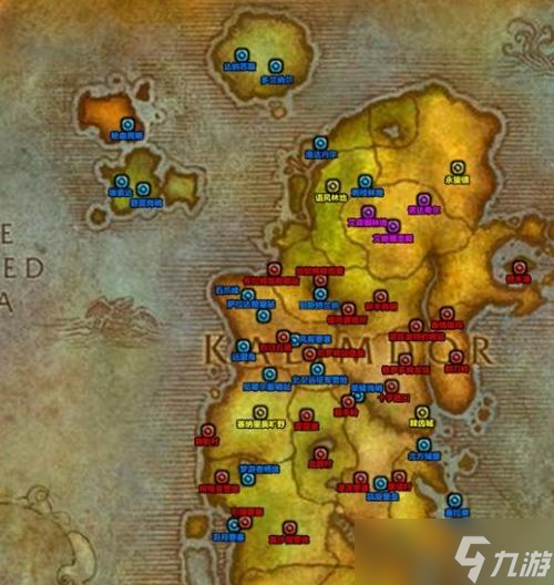 魔兽世界堵碎片位置?