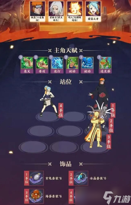 火影忍者OL佩恩六道集结阵容搭配攻略