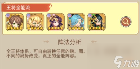 萌将春秋ol新手的阵容搭配推荐