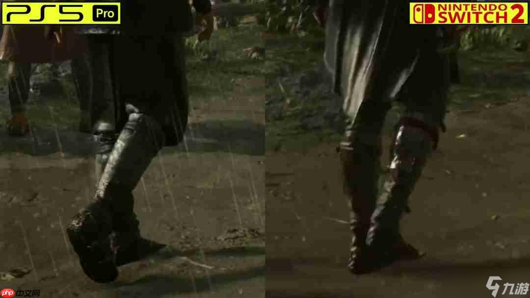《刺客信条 影》PS5 Pro和Switch 2画面对比