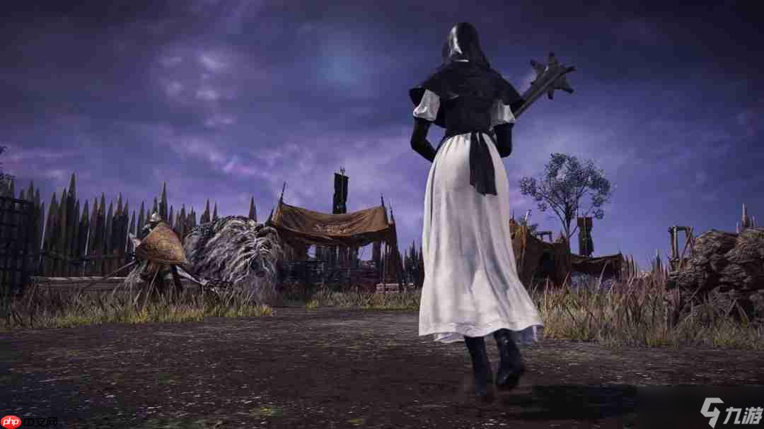 翘臀修女姐姐！《艾尔登法环黑夜君临》DLC角色PV：送葬者