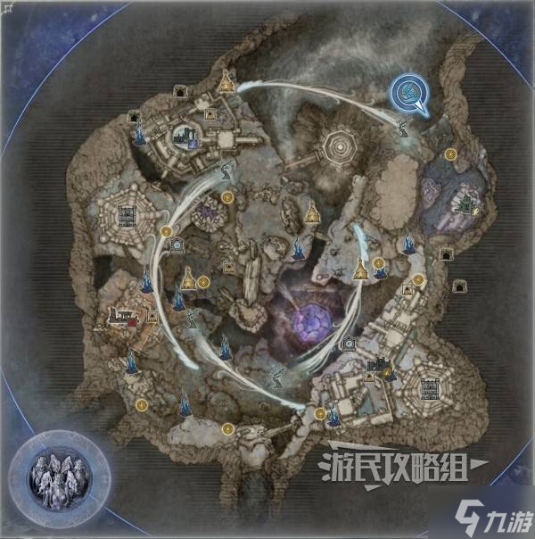 《艾尔登法环黑夜君临》DLC见弃空洞者大空洞地图攻略 大空洞奖励及水晶位置介绍