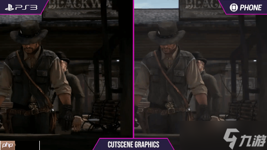 《荒野大镖客》PS3和手机画面对比：你认为谁赢了？