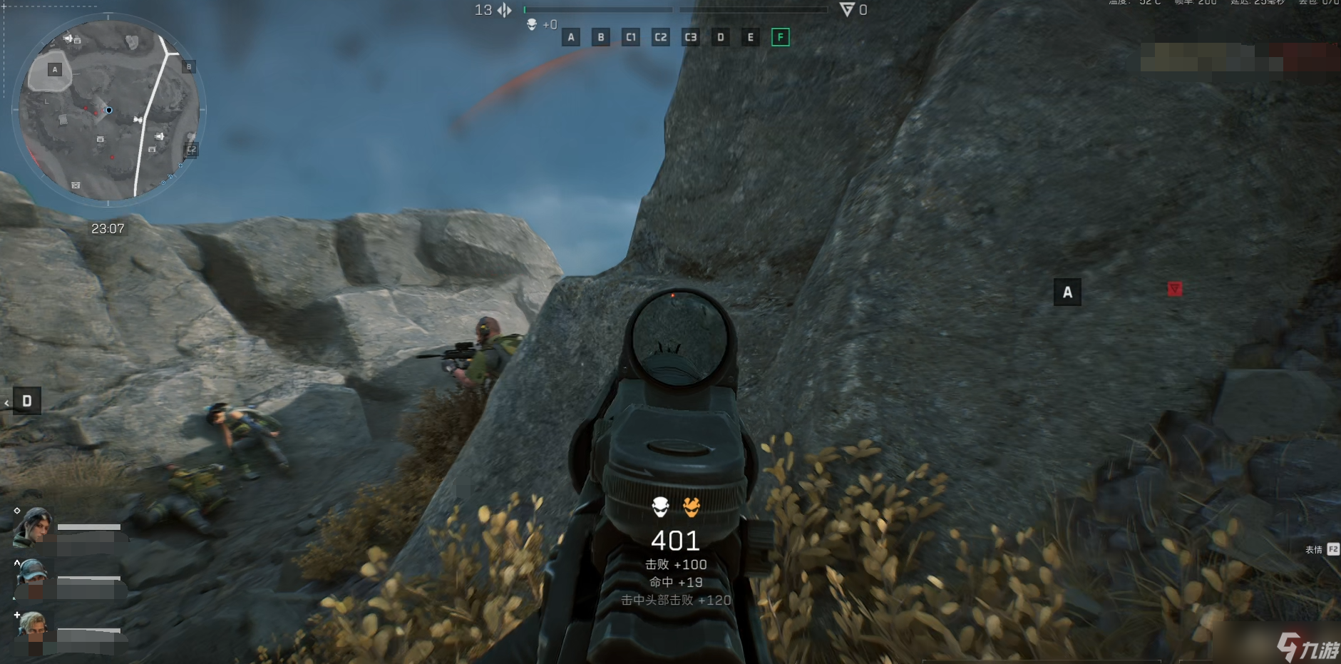 三角洲行动【全面战场】多次挨刀依然王者 M14稳定输出配装