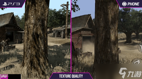 《荒野大镖客》PS3和手机画面对比：你认为谁赢了？