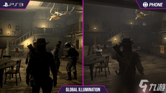 《荒野大镖客》PS3和手机画面对比：你认为谁赢了？