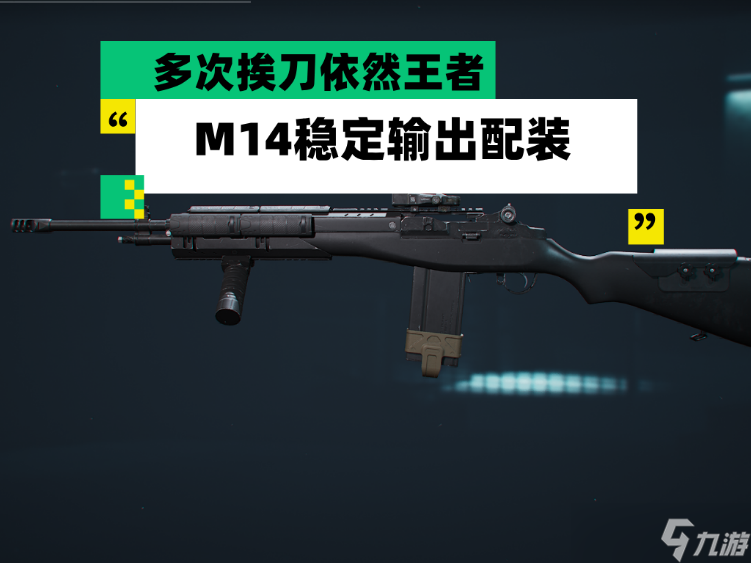 三角洲行动 全面战场 多次挨刀依然王者 M14稳定输出配装