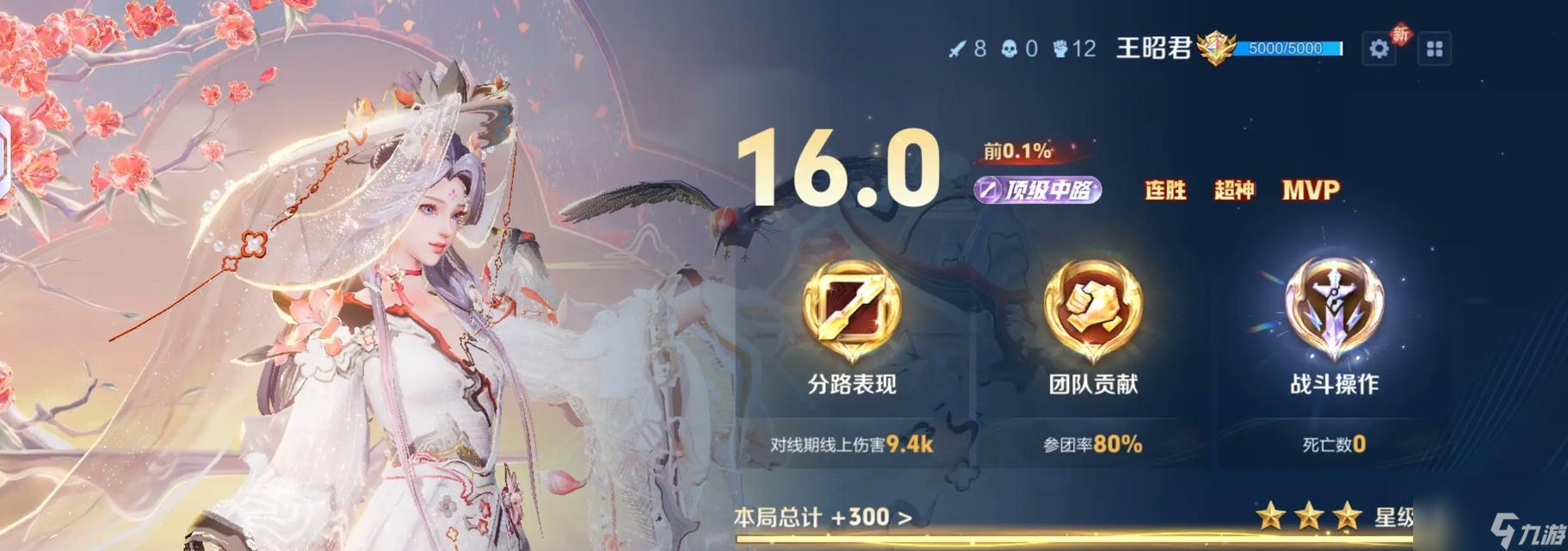 如何获得王昭君的最高评分?