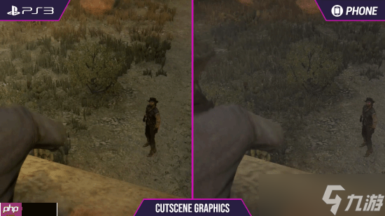 《荒野大镖客》PS3和手机画面对比：你认为谁赢了？