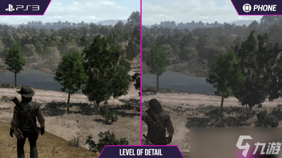 《荒野大镖客》PS3和手机画面对比：你认为谁赢了？