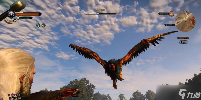 《巫师3》次世代狮鹫法印流 在游戏中探索狮鹫法印的秘密 