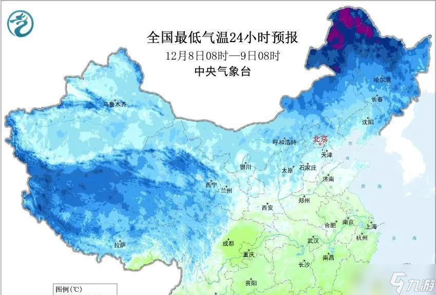 寒潮锁定我国,降温地图亮红灯!新疆暴雪打头阵,多地跌幅超14℃