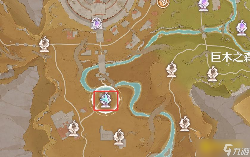 《无限暖暖》世界巡游伊赞之土18在哪里-世界巡游伊赞之土18巨兽堡垒位置图解