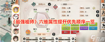 最强祖师挑选战斗弟子时六维有何影响