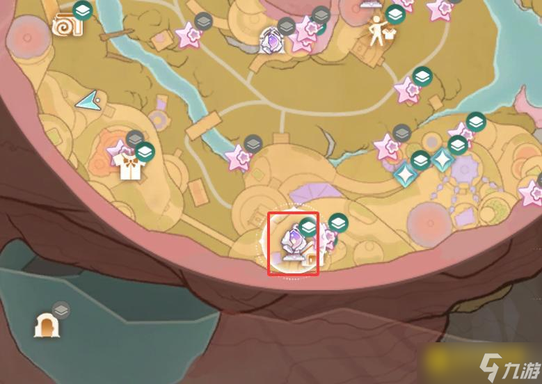 《无限暖暖》世界巡游伊赞之土8在哪里-世界巡游伊赞之土8粉粉羽秀台位置图解