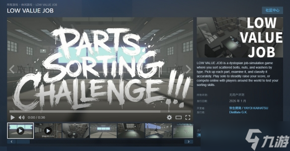 反乌托邦上班模拟游戏《LOW VALUE JOB》登陆Steam截图