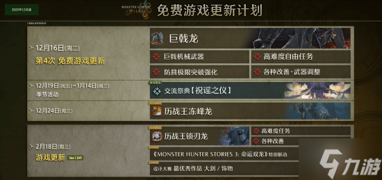 《怪物猎人:荒野》新情报来了!巨戟龙将是最后一只新怪