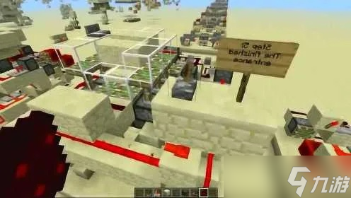 我的世界水门怎么做 水下生存必备的氧气门与隐藏门全攻略截图