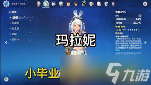 原神玛拉妮毕业面板是什么样