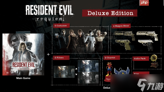 《生化危机9:安魂曲》豪华版奖励全部公开:格蕾丝&里昂共五套服装、武器外观等