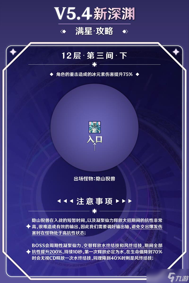 原神3月新深渊怎么打 原神5.4版本深径螺旋12-3攻略
