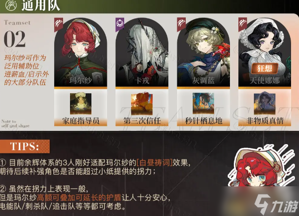 重返未来1999玛尔纱养成攻略大全