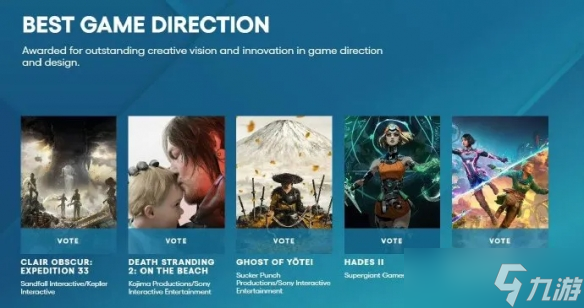 TGA25:《光与影:33号远征队》获得最佳游戏指导