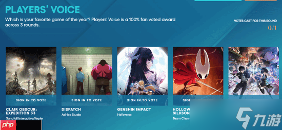 最大黑馬？外媒：《光與影》TGA這4個獎項或翻車