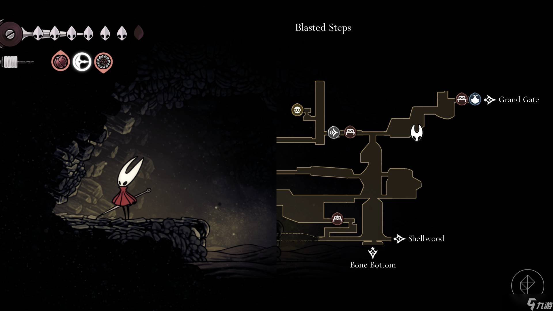 《空洞骑士:丝之歌》中所有金属碎片的位置