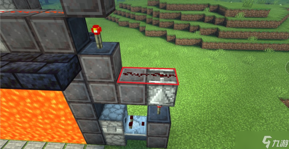《<span class='zzqColorRed'>我的世界</span>》全自动按钮岩浆门建造教学