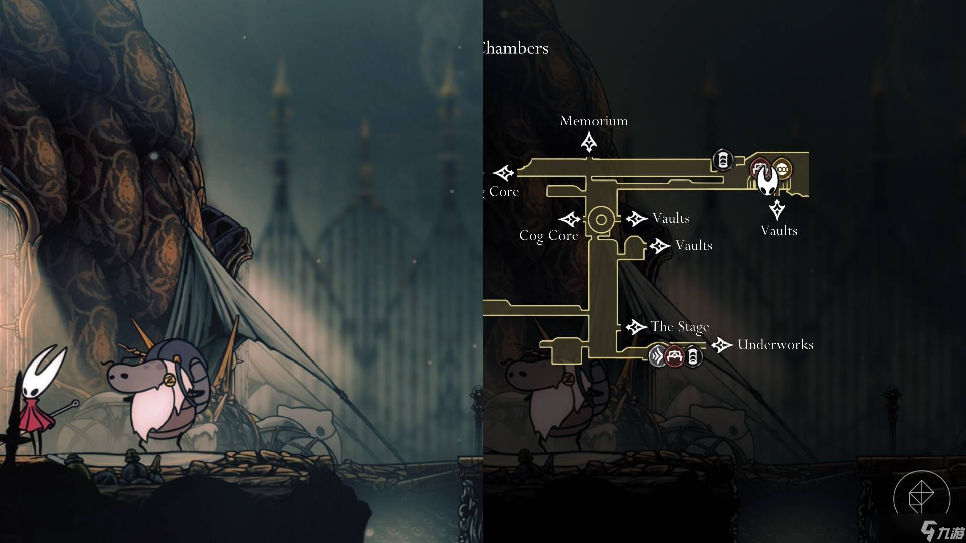 《空洞骑士:丝之歌》中所有金属碎片的位置