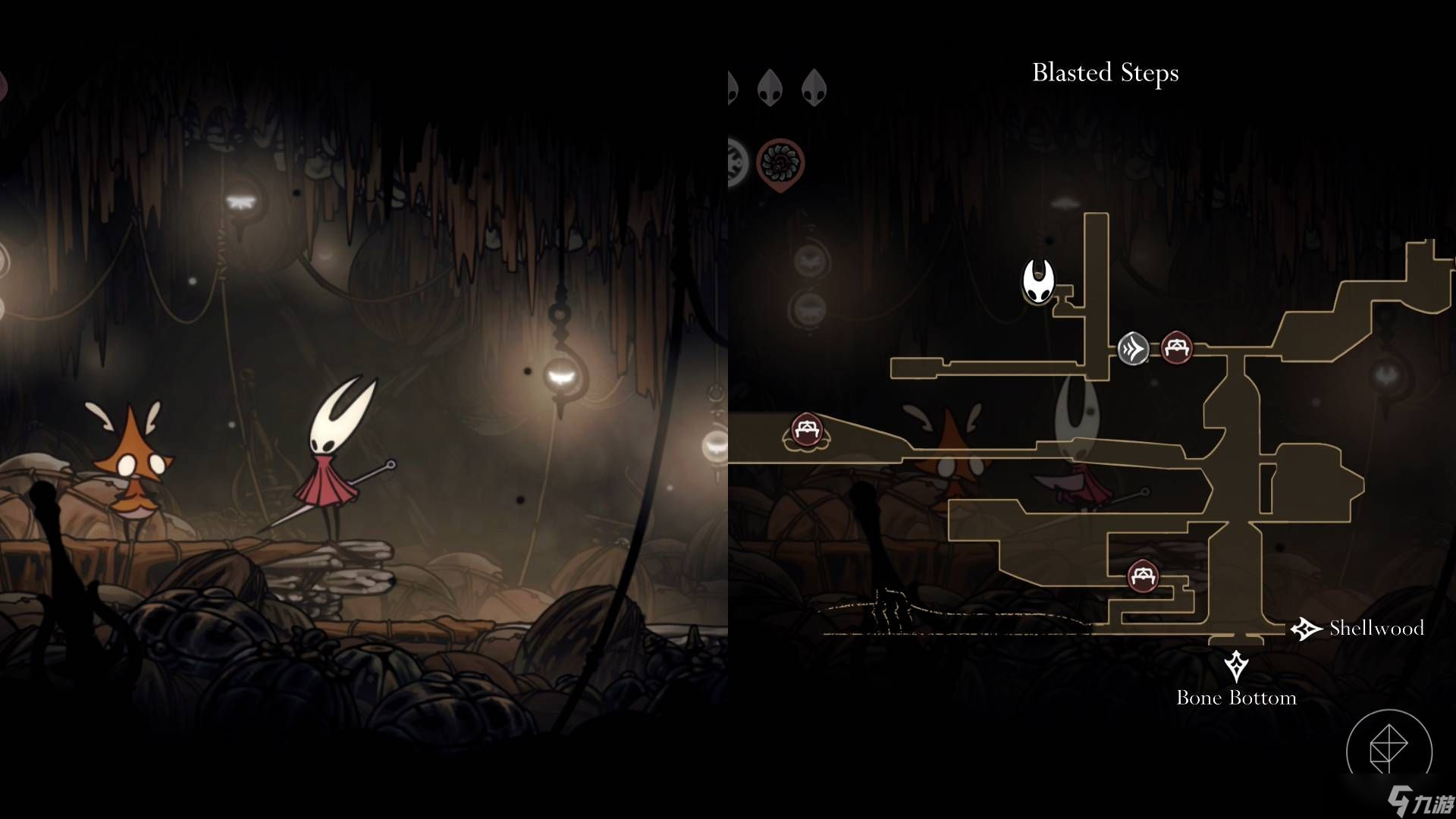 《空洞骑士:丝之歌》中所有丝绸线轴碎片的位置