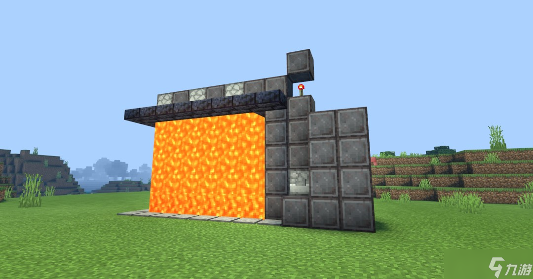 《<span class='zzqColorRed'>我的世界</span>》全自动按钮岩浆门建造教学