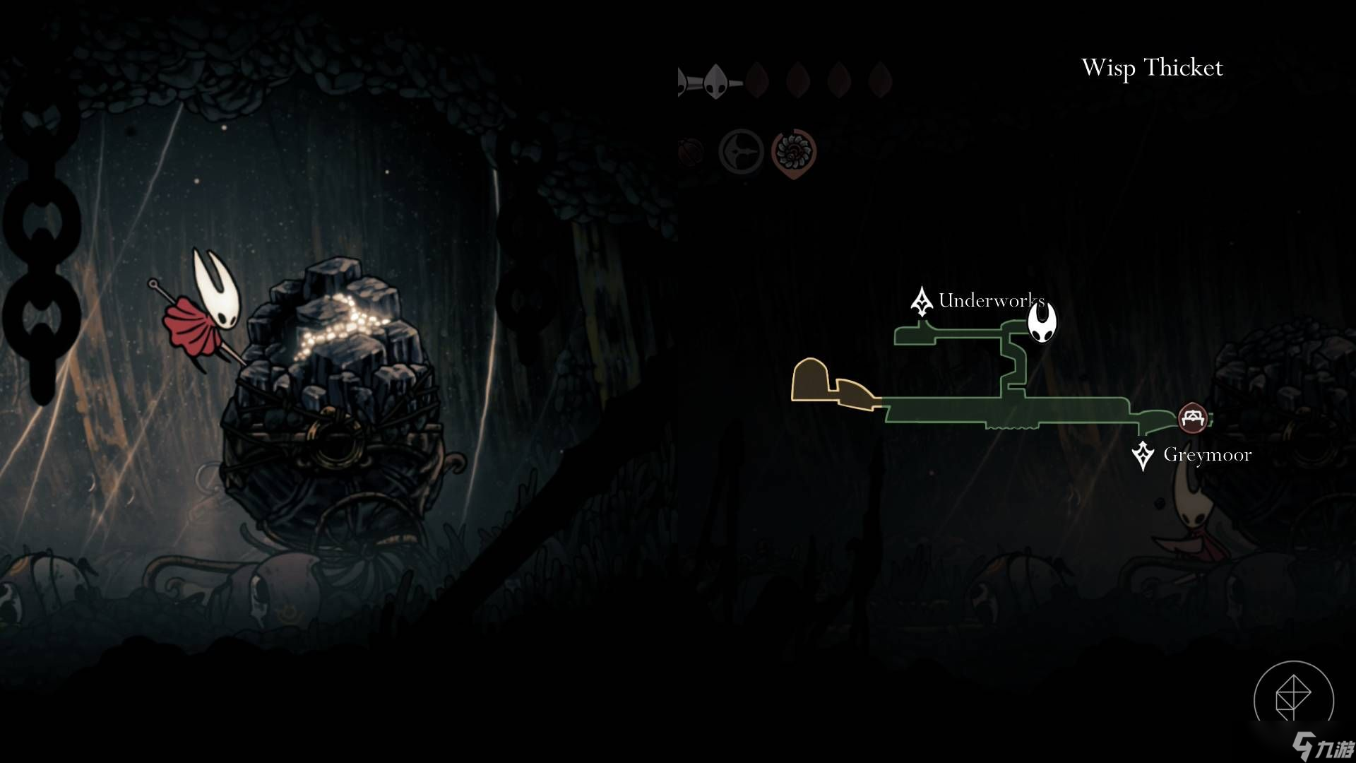 《空洞骑士:丝之歌》中所有金属碎片的位置