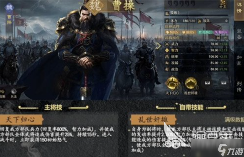 九牧之野曹操阵容搭配推荐 九牧之野曹操神队推荐
