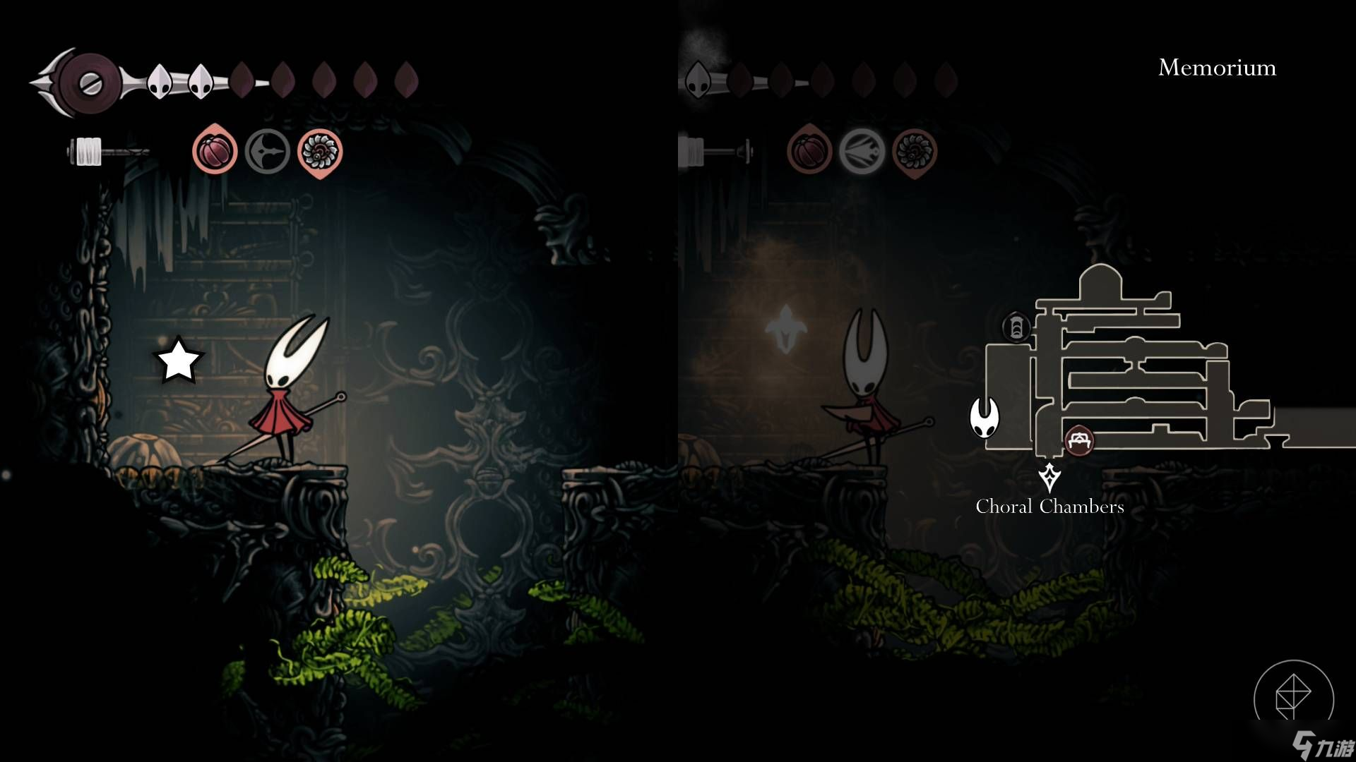 《空洞骑士:丝之歌》中所有丝绸线轴碎片的位置