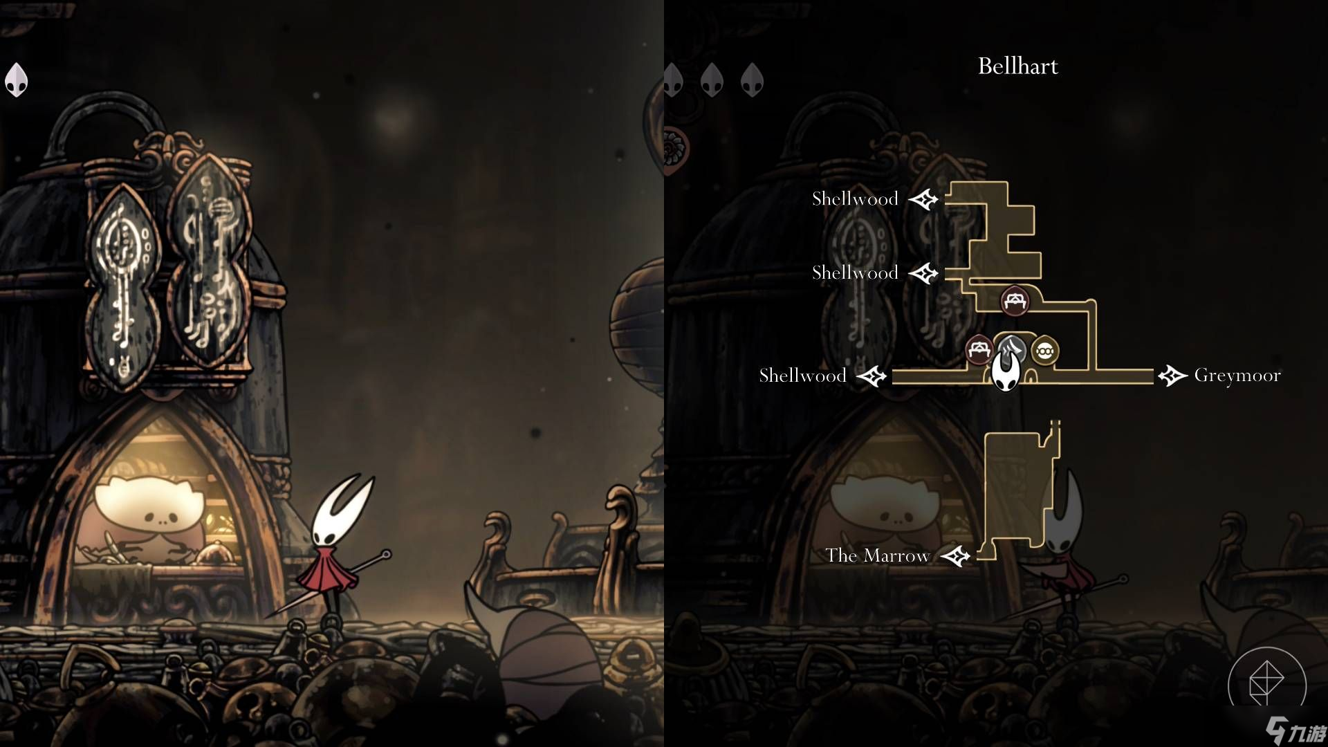 《空洞骑士:丝之歌》中所有丝绸线轴碎片的位置