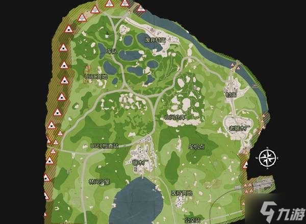 《逃离塔科夫》森林高清地图推荐 森林资源分布点位介绍