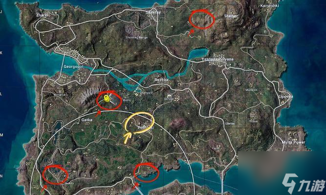 绝地求生（游戏中优势明显的蹲人位置及策略分析）