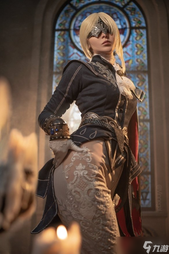 《老头环 黑夜君临》修女cos：纤纤细腰 氛围感封神！