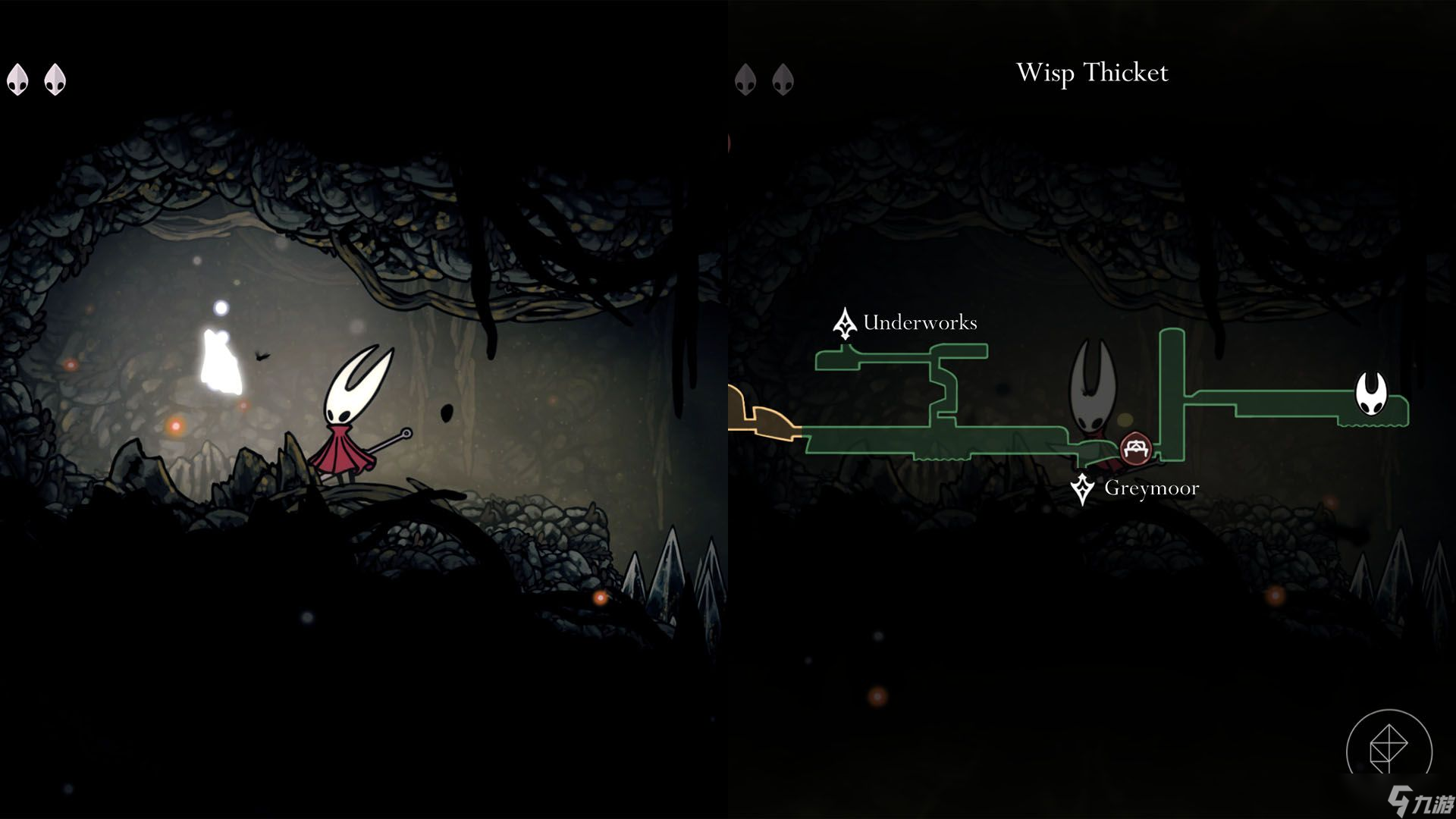 《空洞騎士：絲之歌》中所有面具碎片的位置