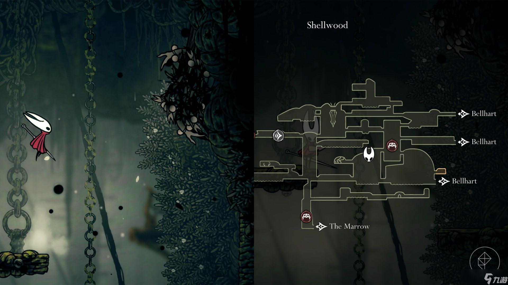 《空洞騎士：絲之歌》中所有面具碎片的位置