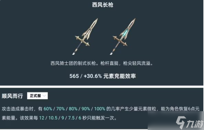 原神叶洛亚装备怎么选择