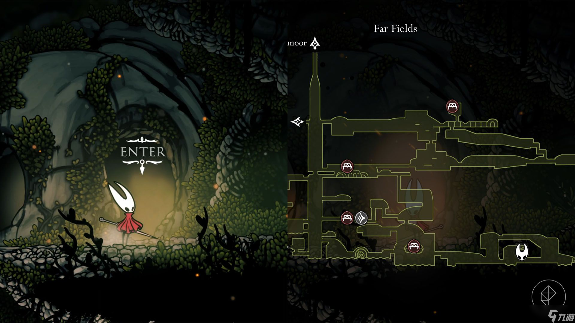 《空洞騎士：絲之歌》中所有面具碎片的位置